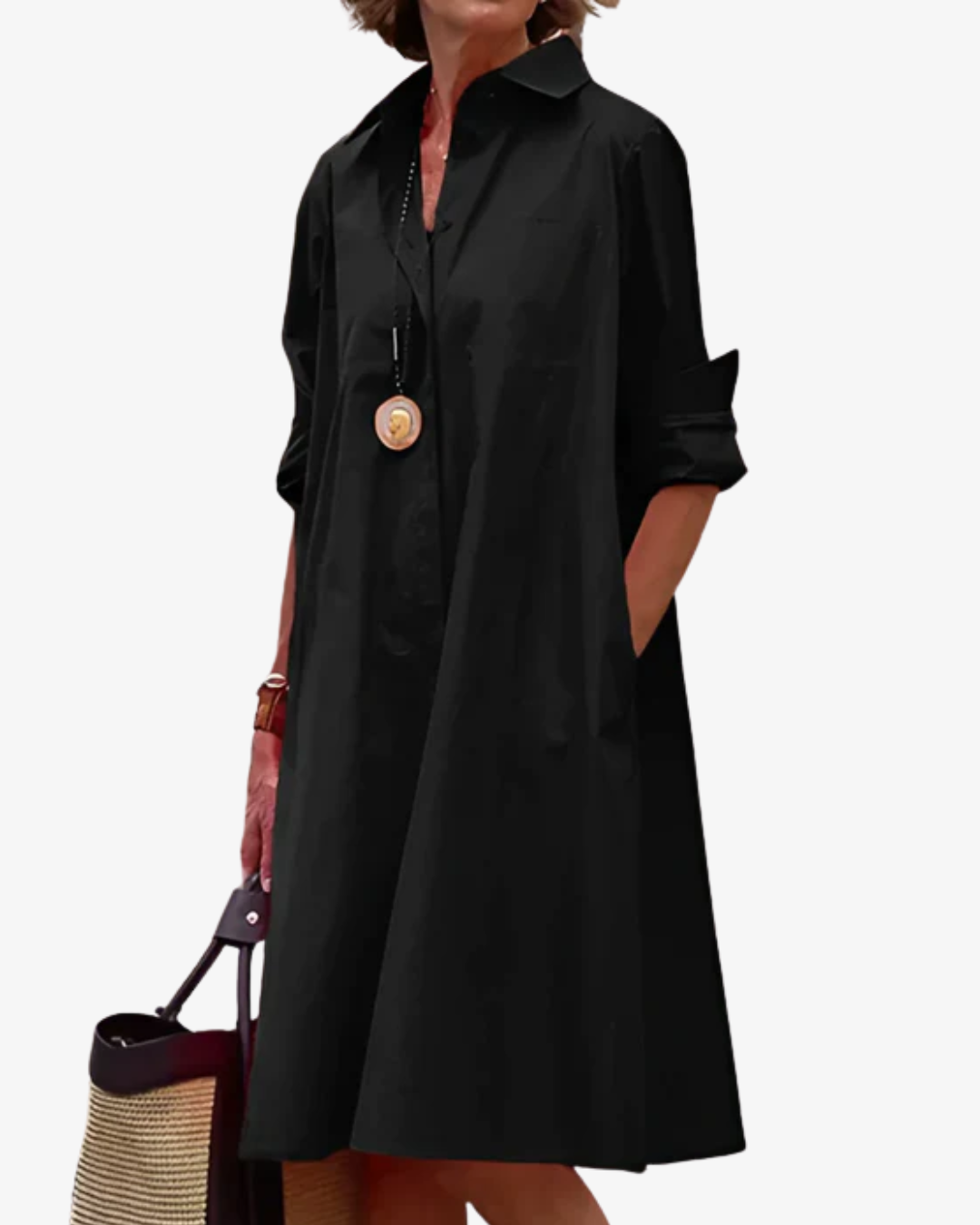 Hannah | Women's Stretch Fit Shirt Dress