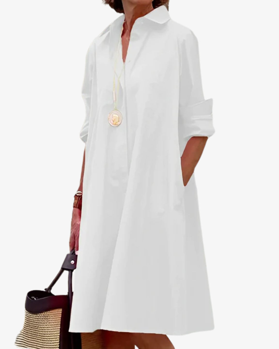 Hannah | Women's Stretch Fit Shirt Dress