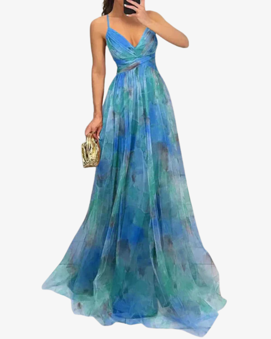 Celine | Floral Strappy Maxi Dress for Summer