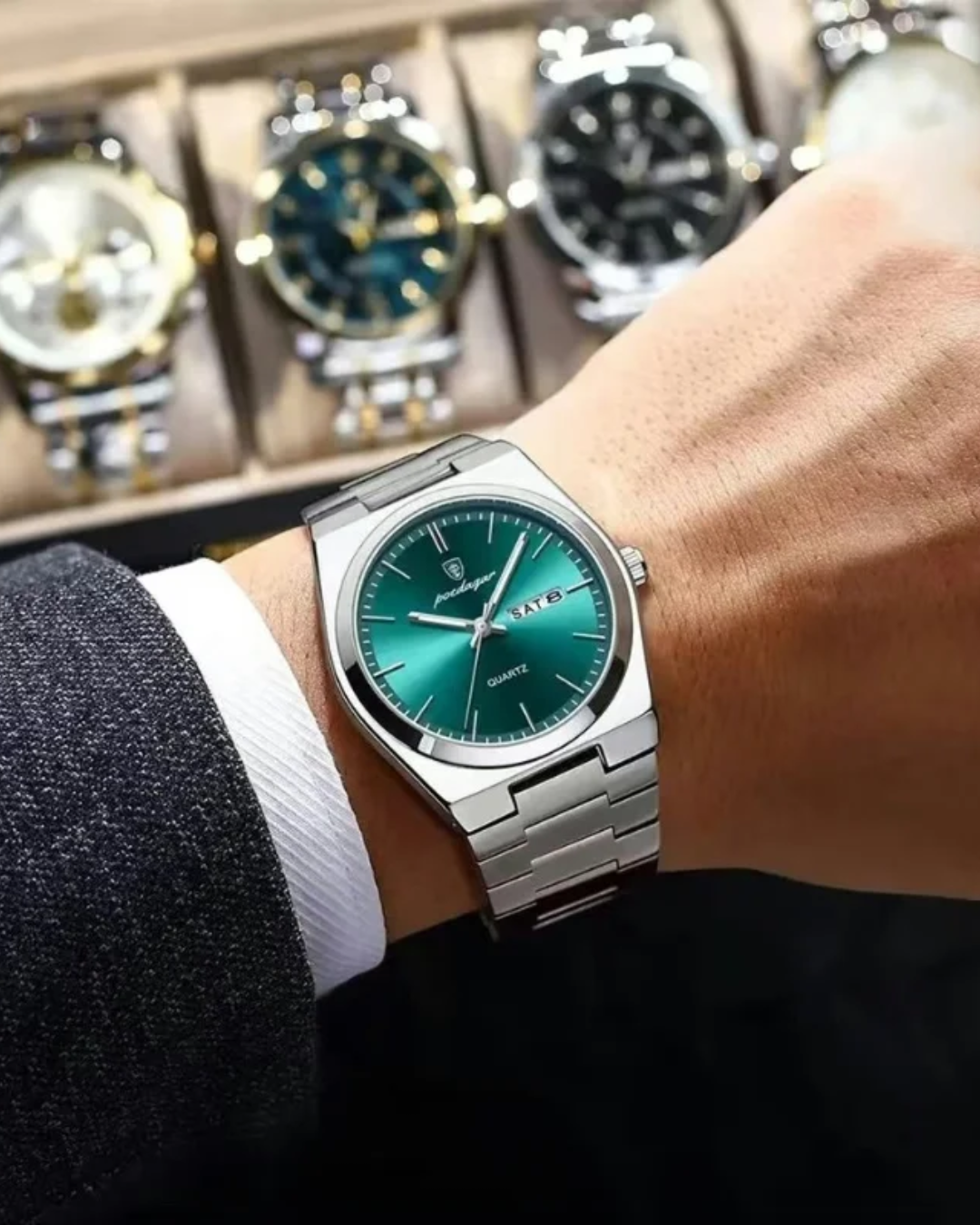Maximilian | Men’s Luxury Gold Stainless Steel Watch