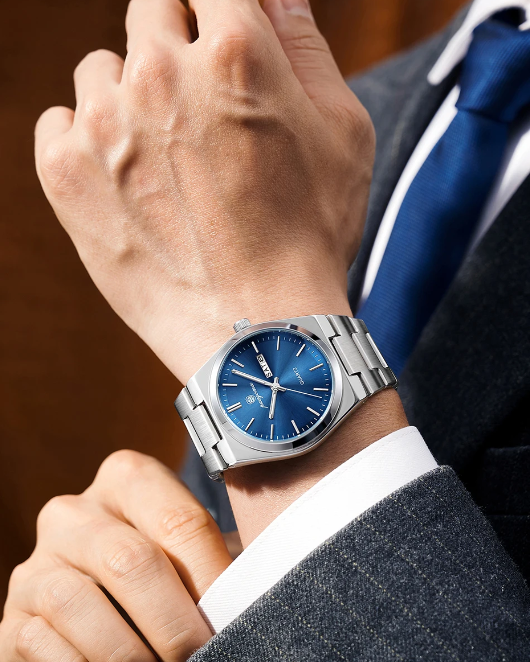 Maximilian | Men’s Luxury Gold Stainless Steel Watch
