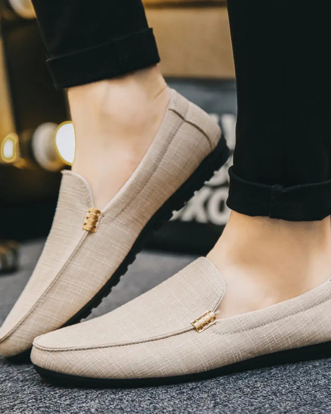 Men’s Lightweight Slip-On Loafers – Anti-Slip Summer Shoes