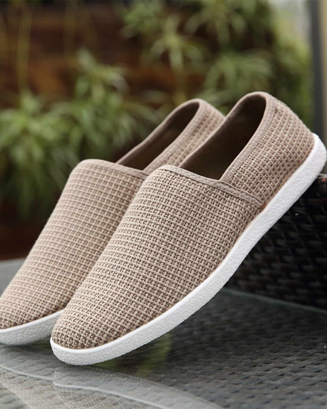 Men’s Luxury Slip-On Loafers – Formal Leather Look Shoes