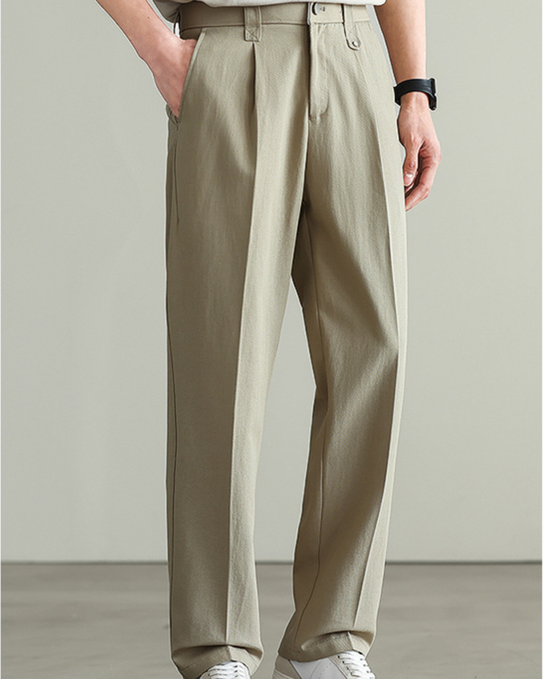 Montgomery | Men's Wide Leg Suit Trousers