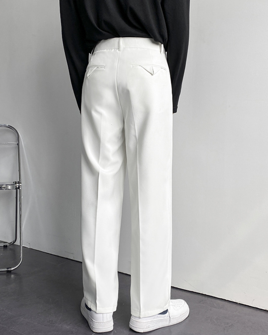 Montgomery | Men's Wide Leg Suit Trousers