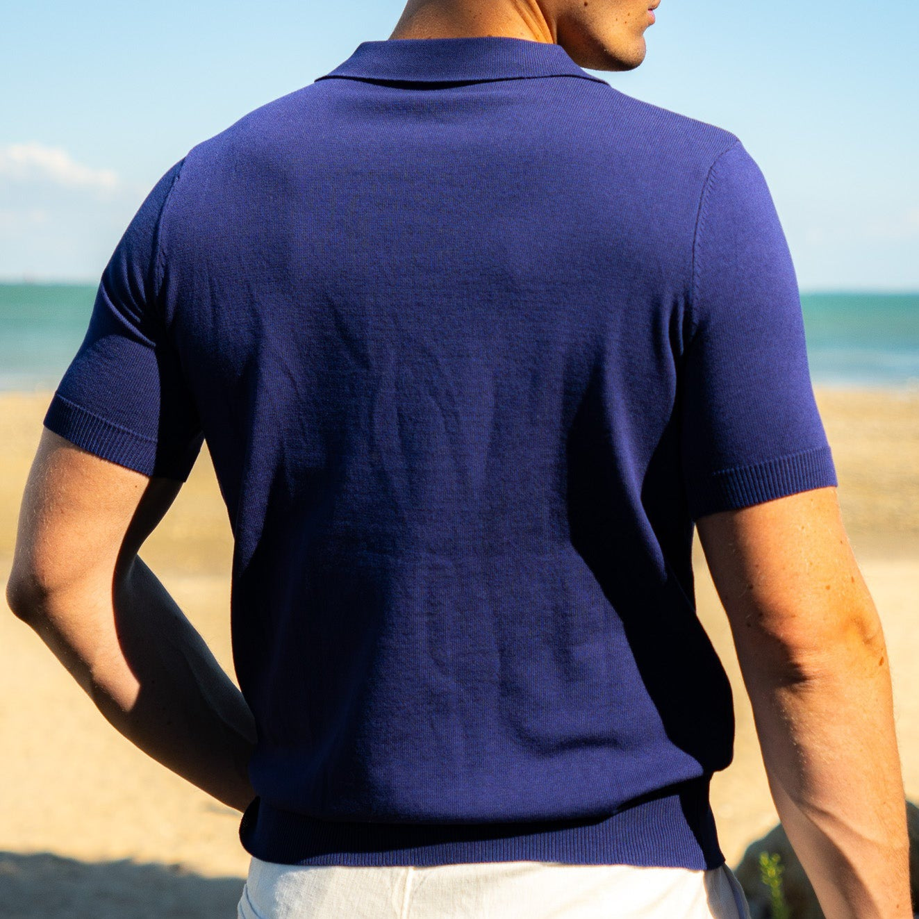 V-Collar Polo Shirt – Effortless Elegance and Ultimate Comfort