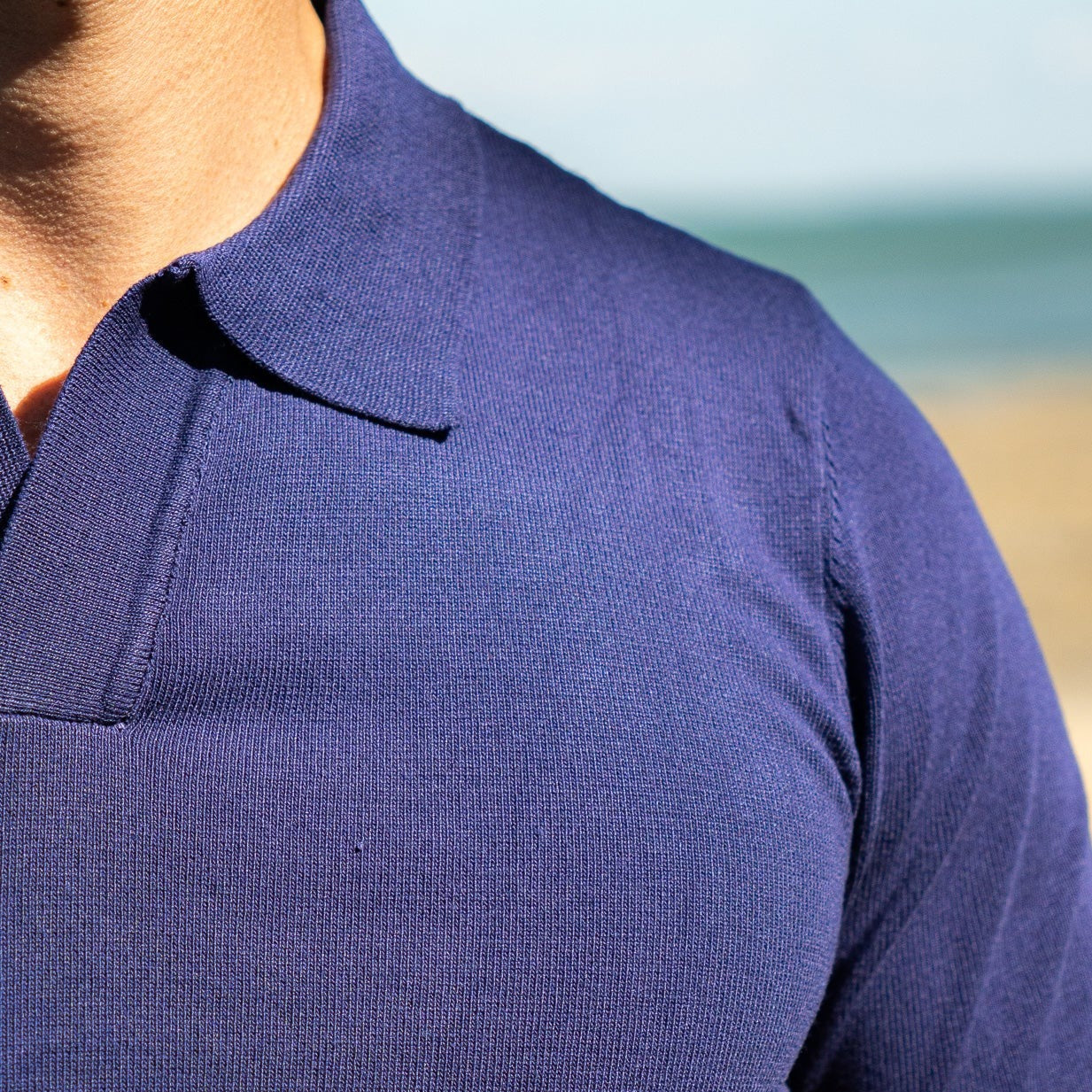 V-Collar Polo Shirt – Effortless Elegance and Ultimate Comfort