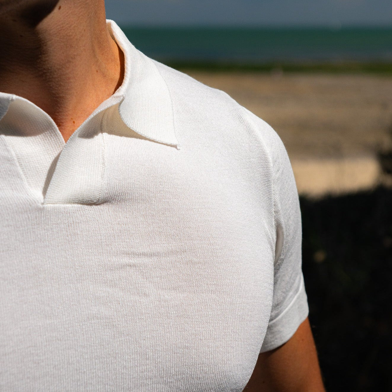 V-Collar Polo Shirt – Effortless Elegance and Ultimate Comfort