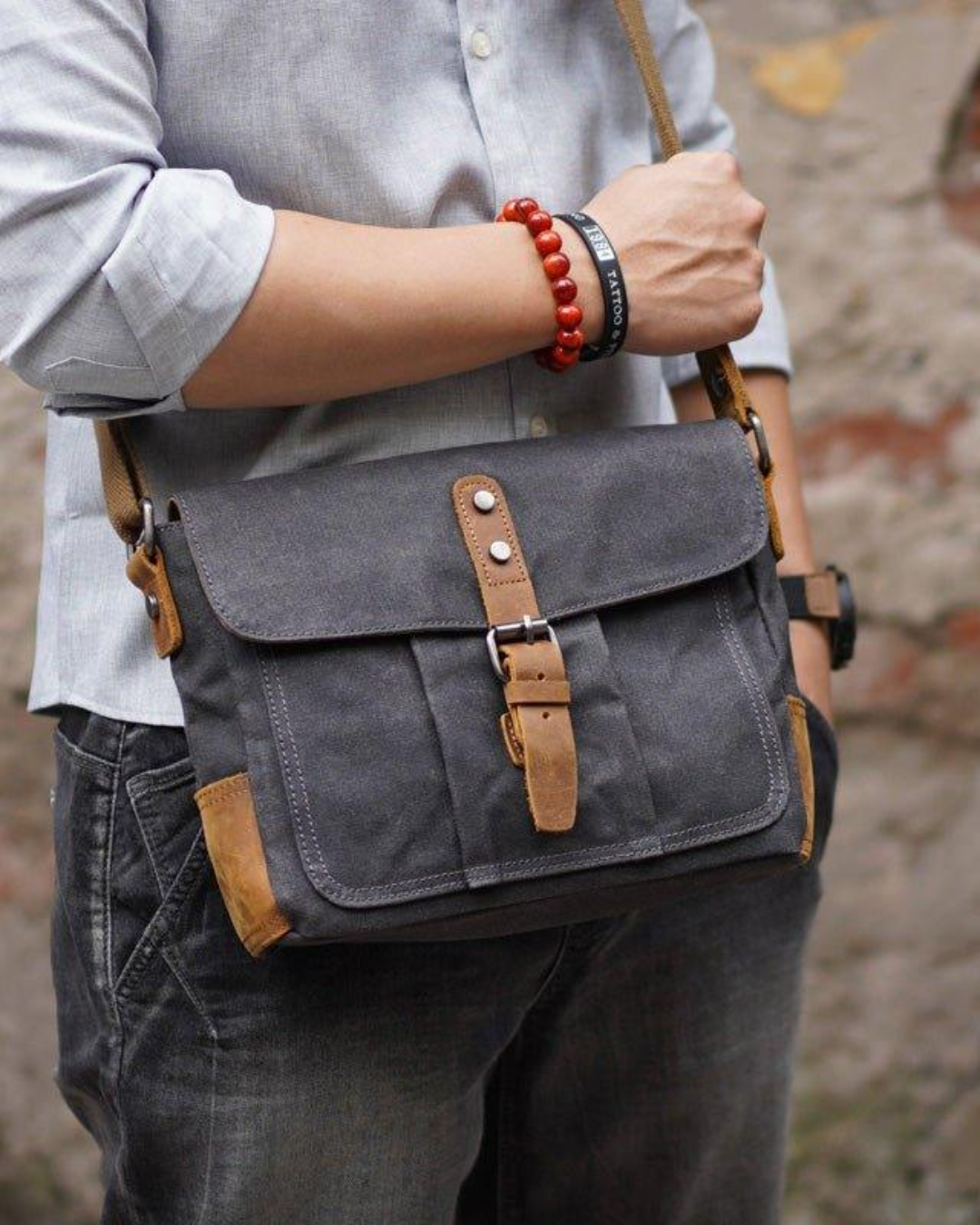 Phoenix | Unisex Vintage Canvas Camera Shoulder Bag