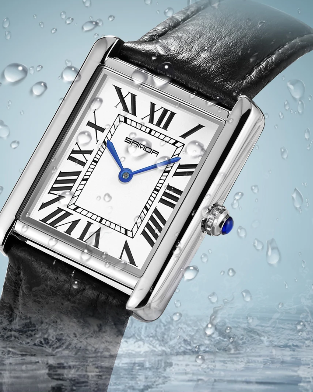 Timothy | Unisex Waterproof Square Quartz Watch
