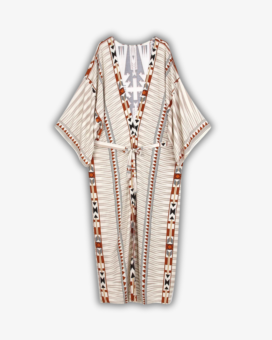 Women's Boho Print Beach Kimono – Lightweight Summer Cover Up