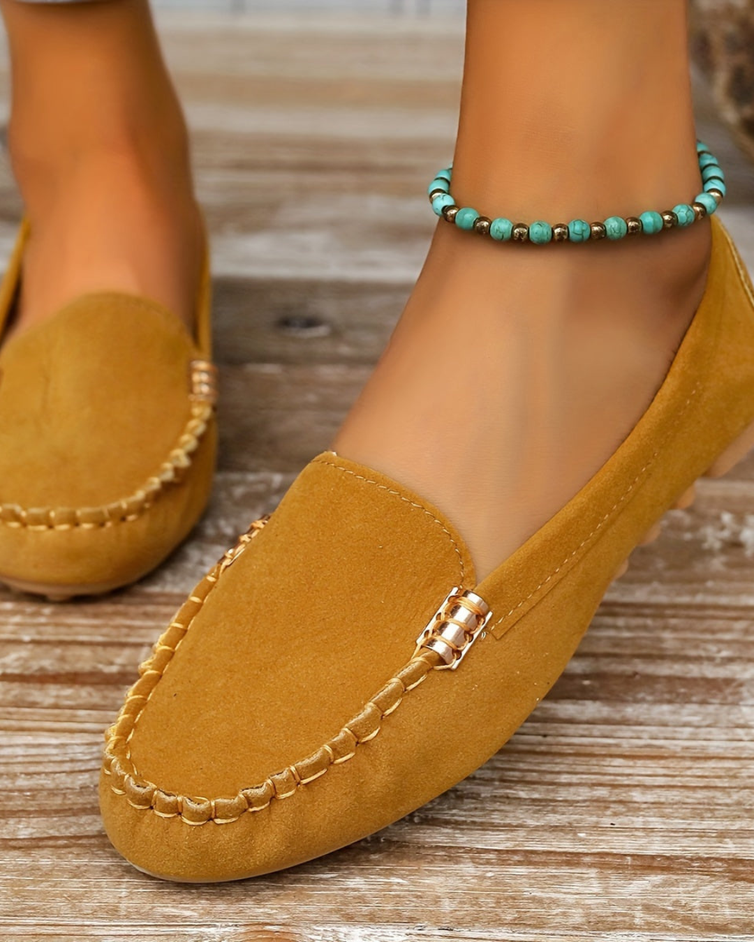 Women's Classic Slip-On Loafers – Flat Sole & All-Day Comfort