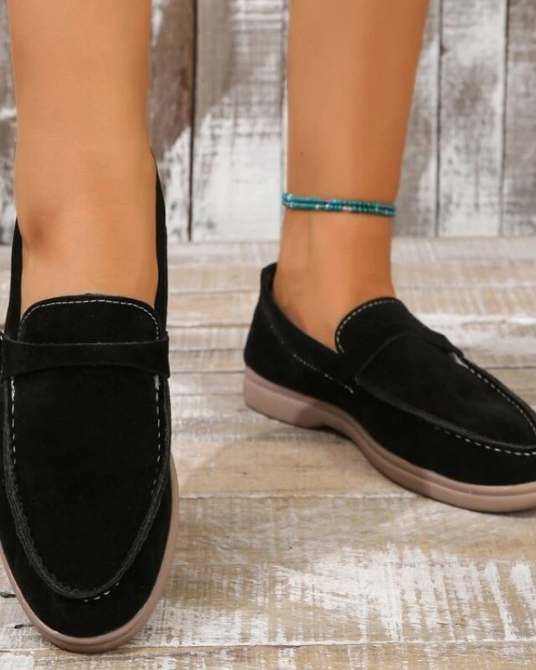Women's Suede Slip-On Loafers – Soft, Comfy & Chic Flats